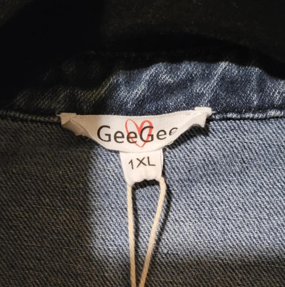 Denim Jacket with Rhinestone Detail